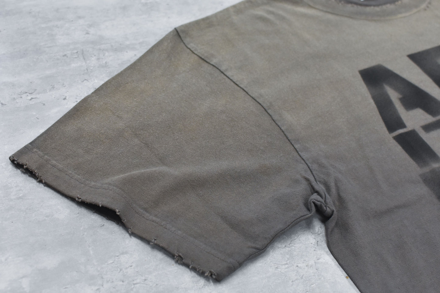 THE JEAN PIERRE / Pigmentdye AEIT Tee - DARK CHOCO