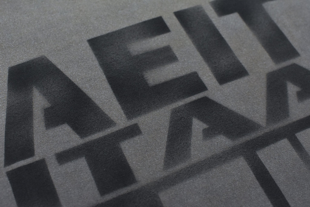THE JEAN PIERRE / Pigmentdye AEIT Tee - DARK CHOCO