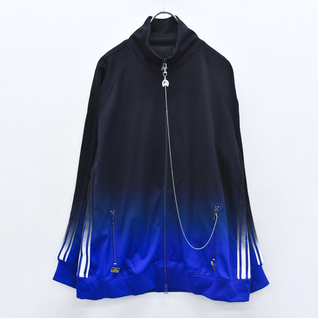 BODYSONG. / GRADIENT DYED TRACK JACKET 03 - BLUE