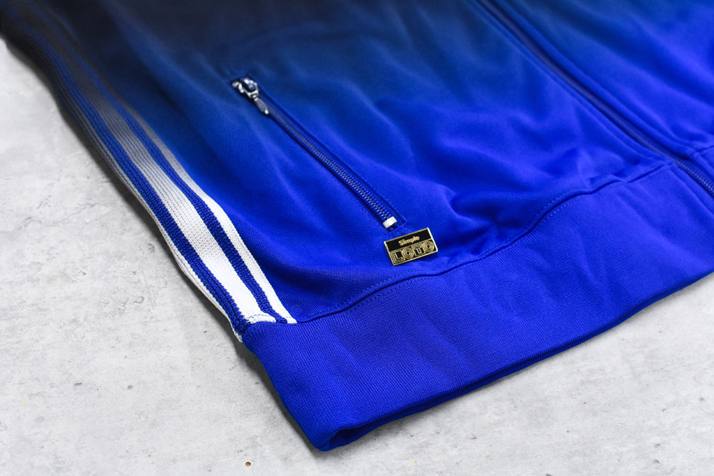 BODYSONG. / GRADIENT DYED TRACK JACKET 03 - BLUE