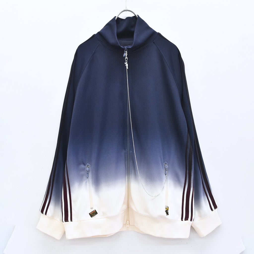 BODYSONG. / GRADIENT DYED TRACK JACKET 03 - WHITE