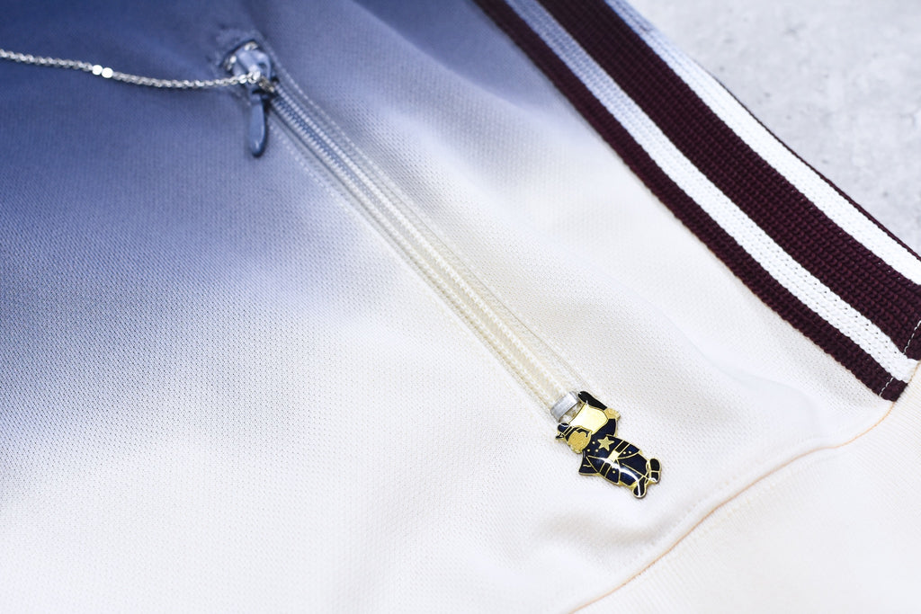 BODYSONG. / GRADIENT DYED TRACK JACKET 03 - WHITE