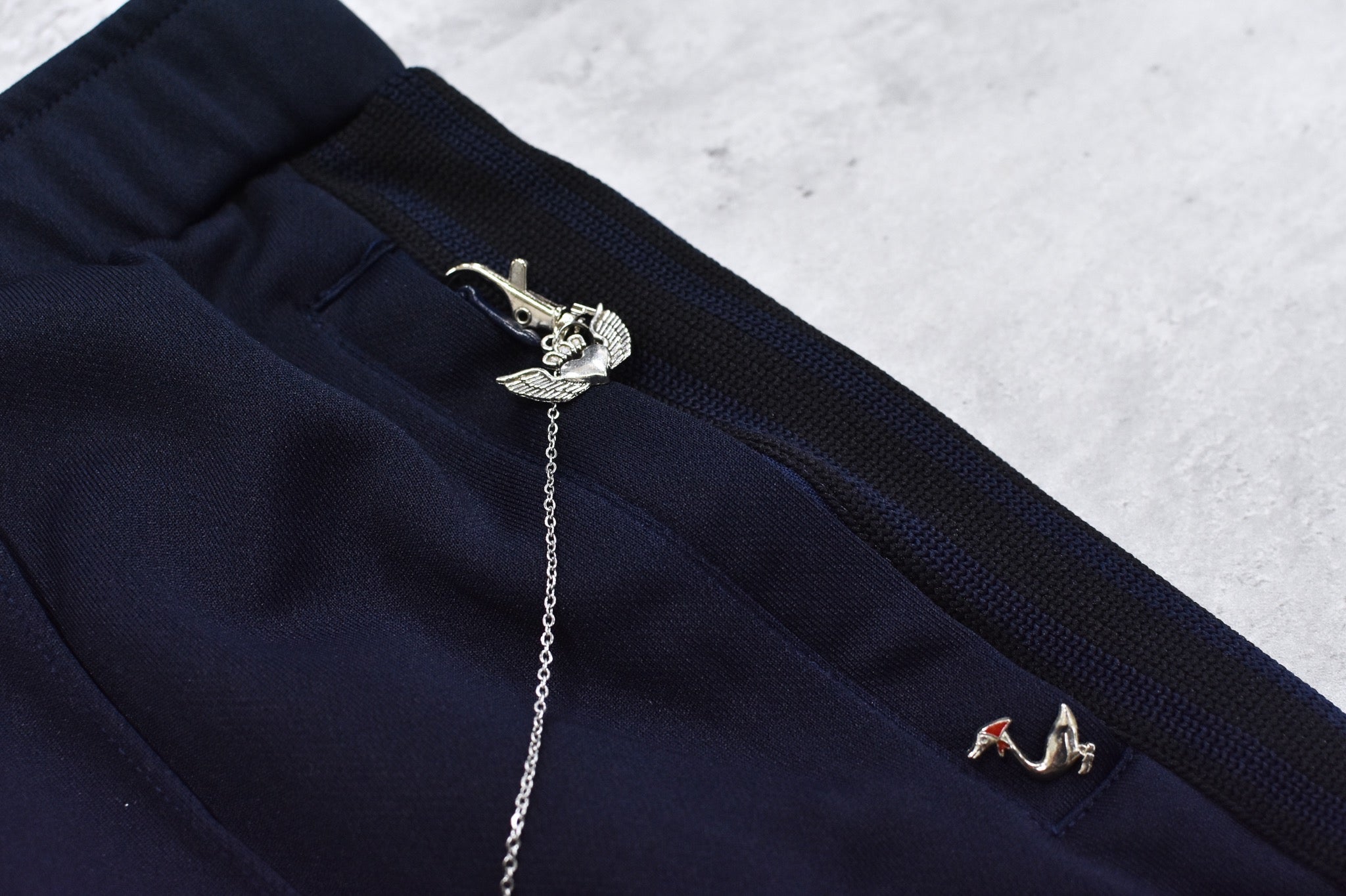 BODYSONG. / GRADIENT DYED TRACK TROUSERS 03 - BLUE