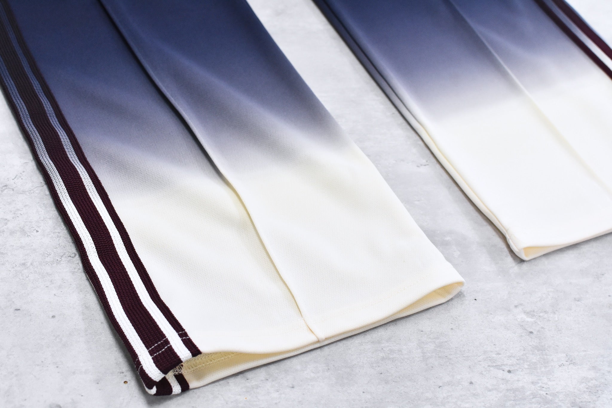 BODYSONG. / GRADIENT DYED TRACK TROUSERS 03 - WHITE