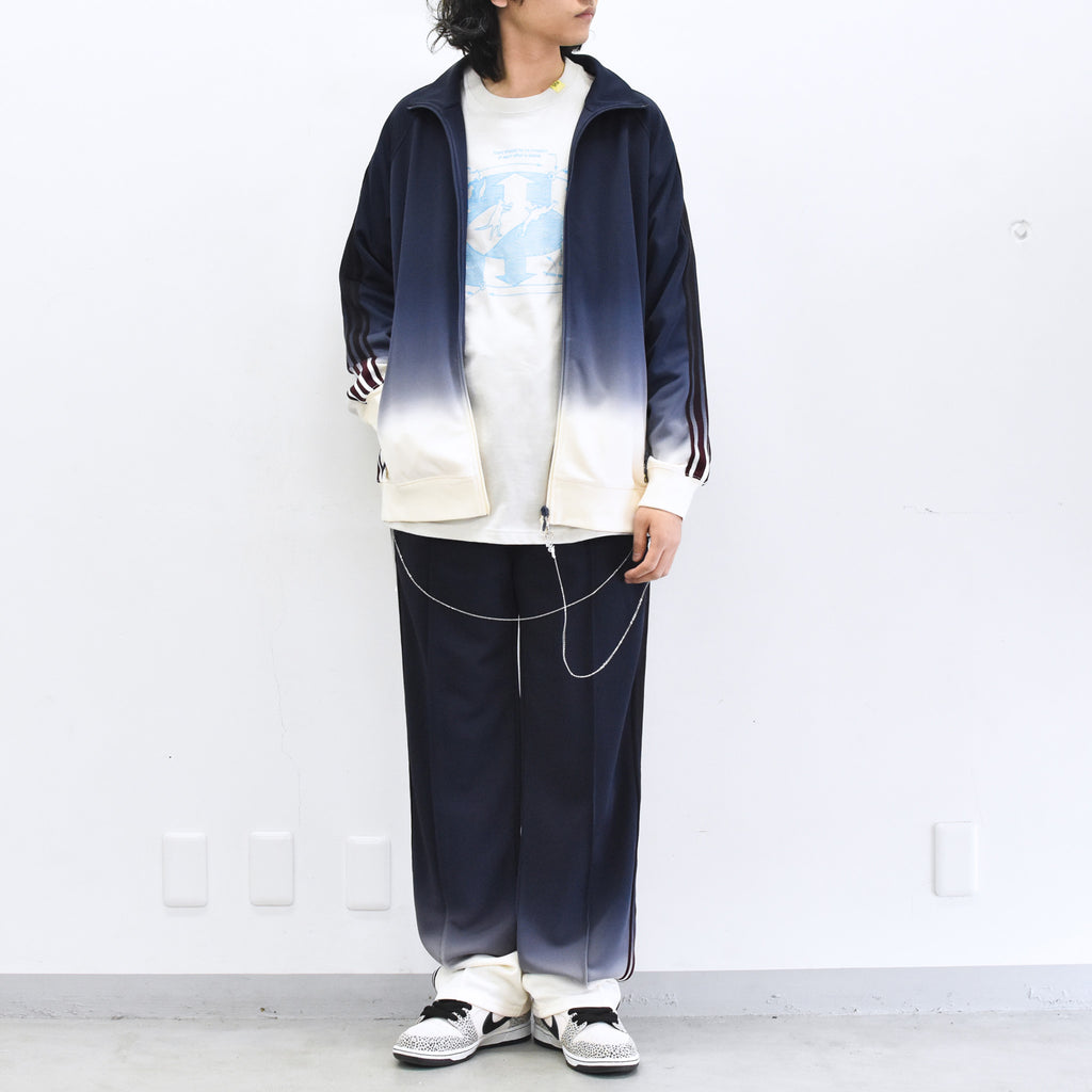 BODYSONG. / GRADIENT DYED TRACK JACKET 03 - WHITE
