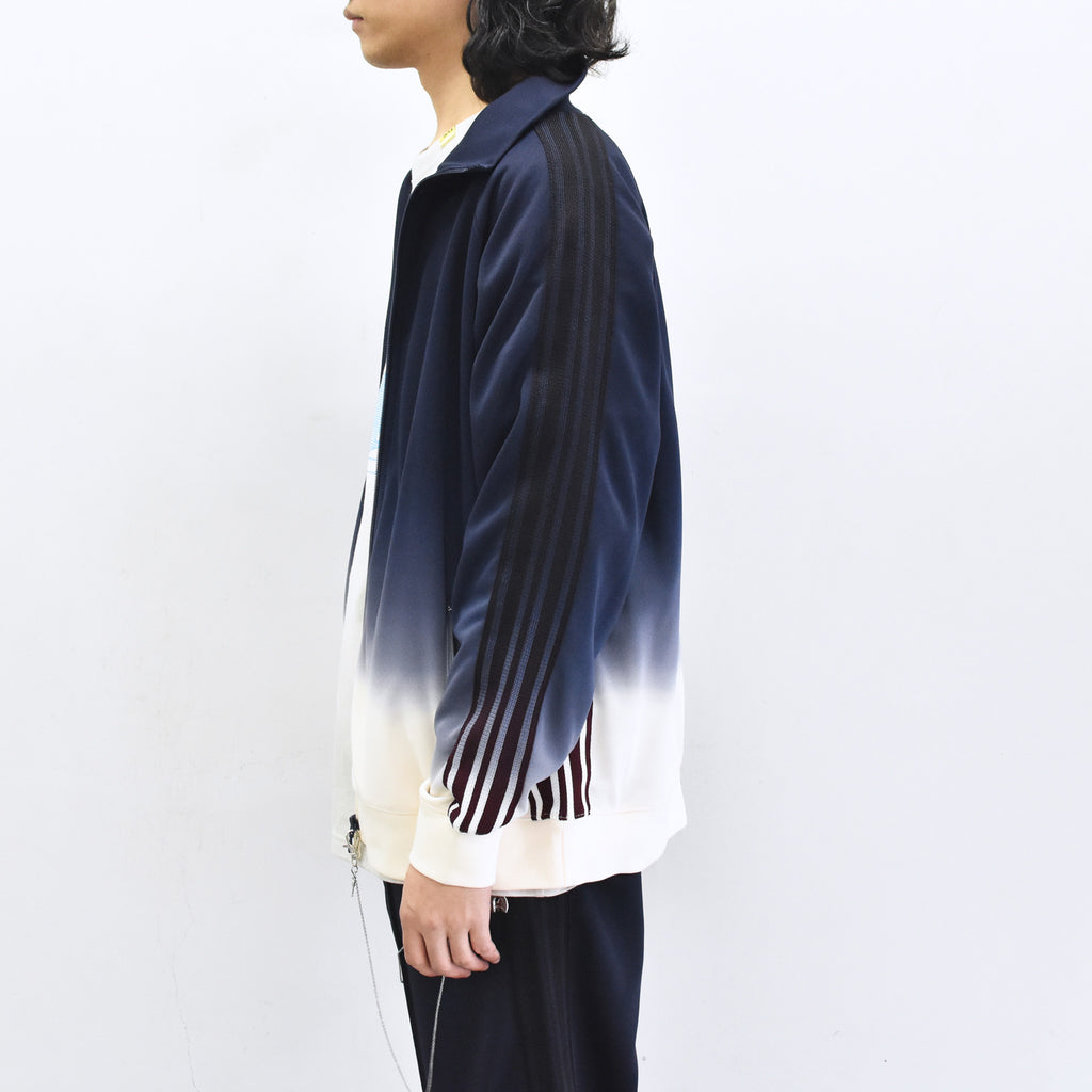 BODYSONG. / GRADIENT DYED TRACK JACKET 03 - WHITE