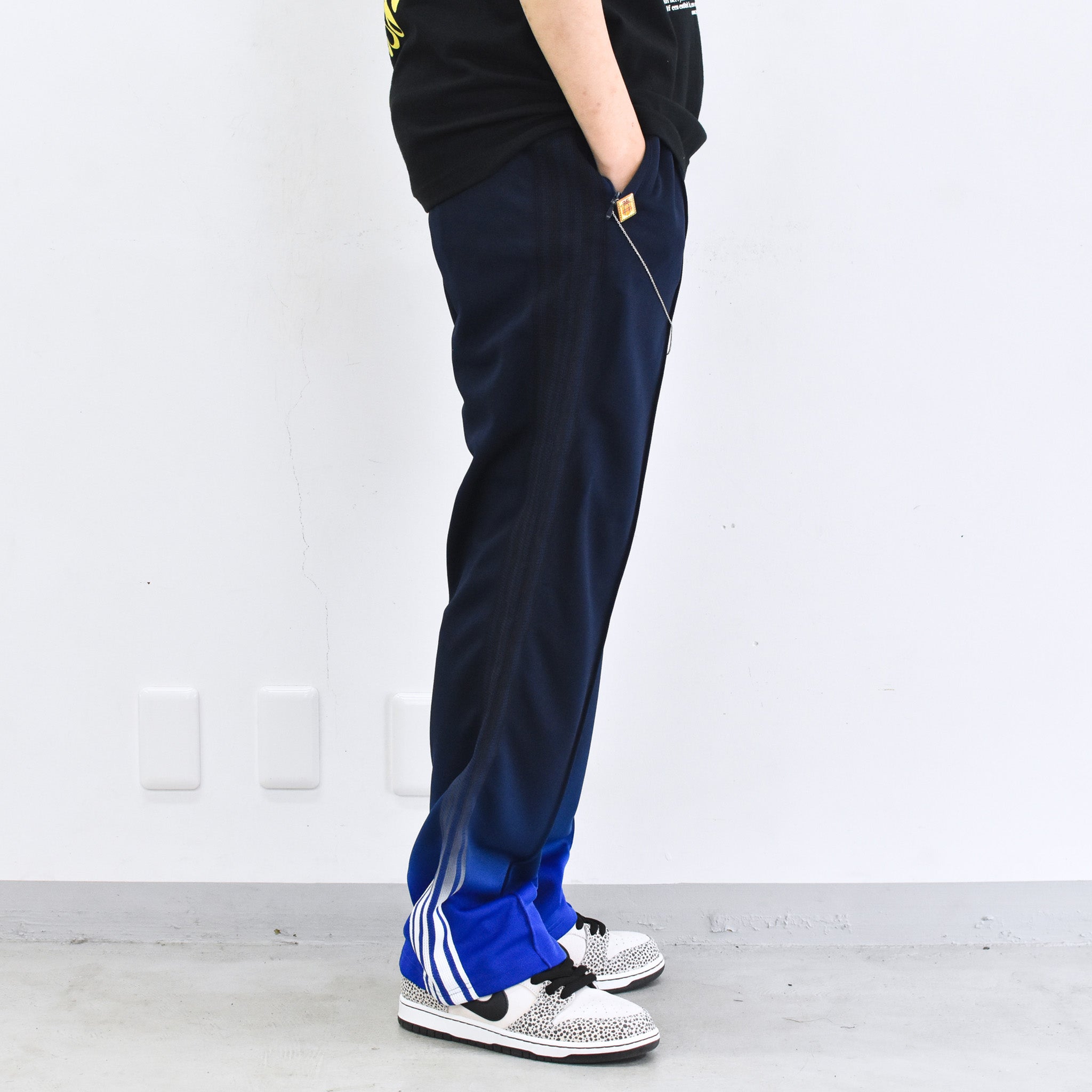 BODYSONG. / GRADIENT DYED TRACK TROUSERS 03 - BLUE