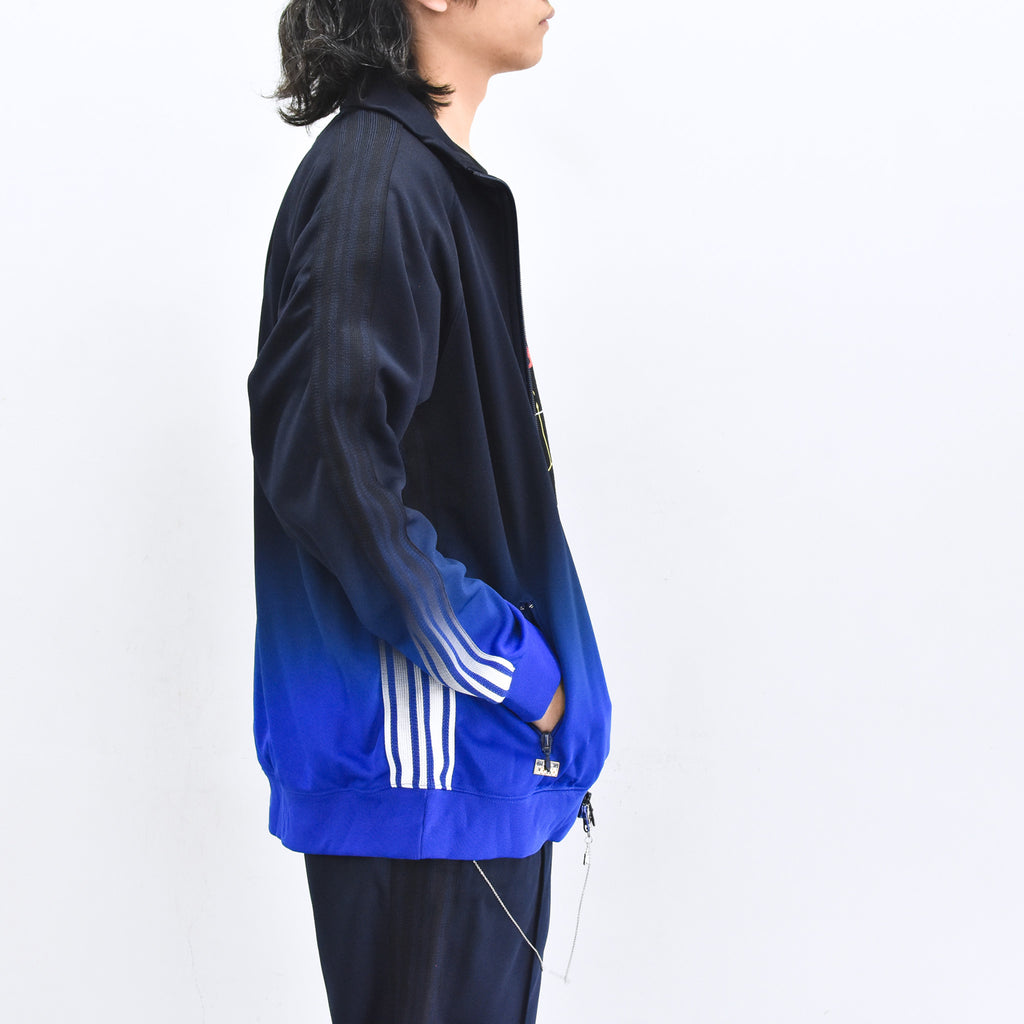 BODYSONG. / GRADIENT DYED TRACK JACKET 03 - BLUE