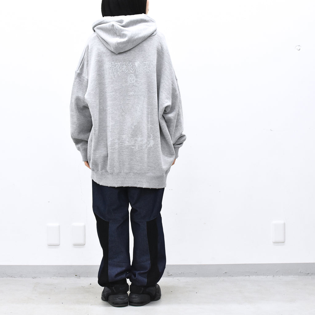 BODYSONG. / HOODIE - PHOTOCHROMIC - OHIANA  - GREY