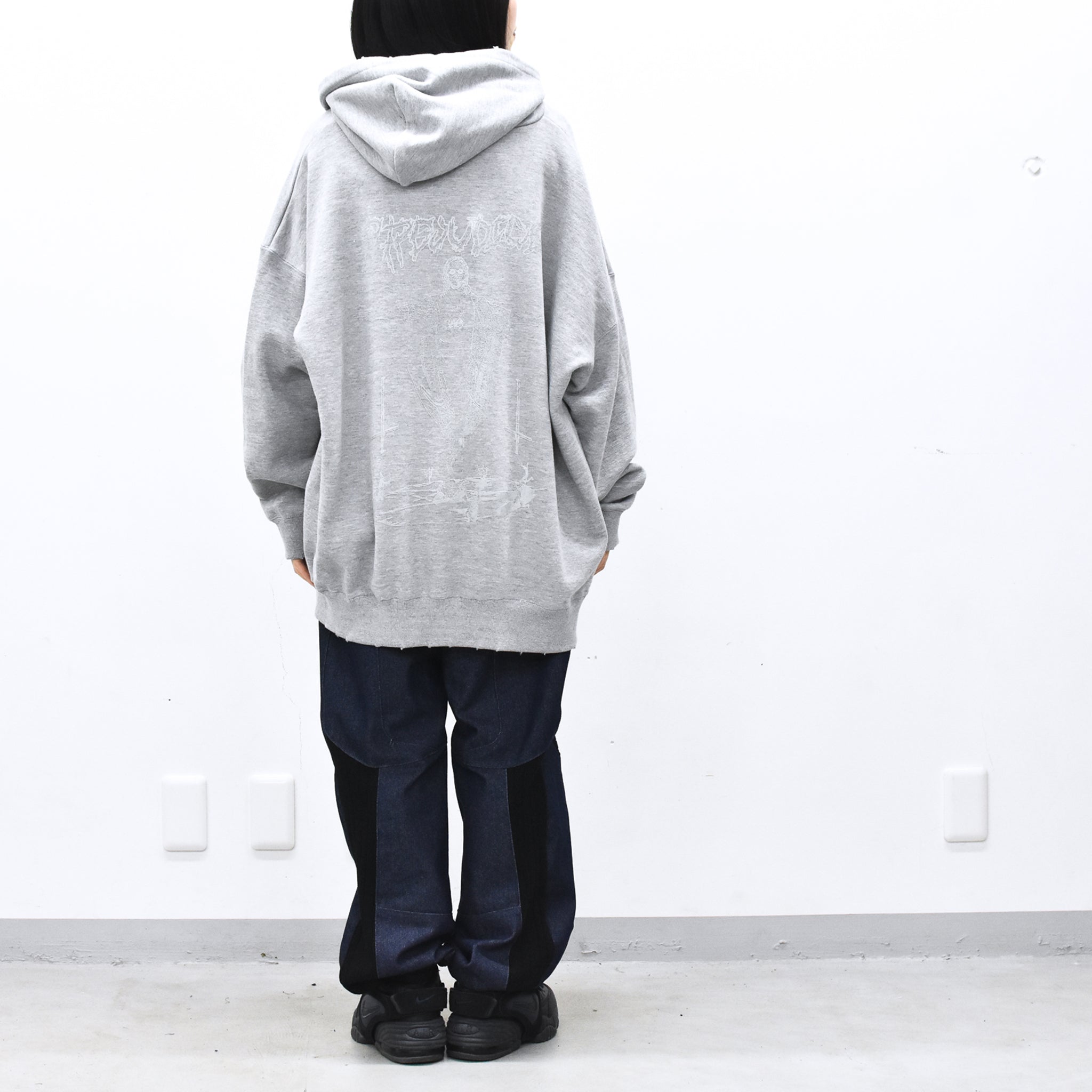 BODYSONG. / HOODIE - PHOTOCHROMIC - OHIANA  - GREY