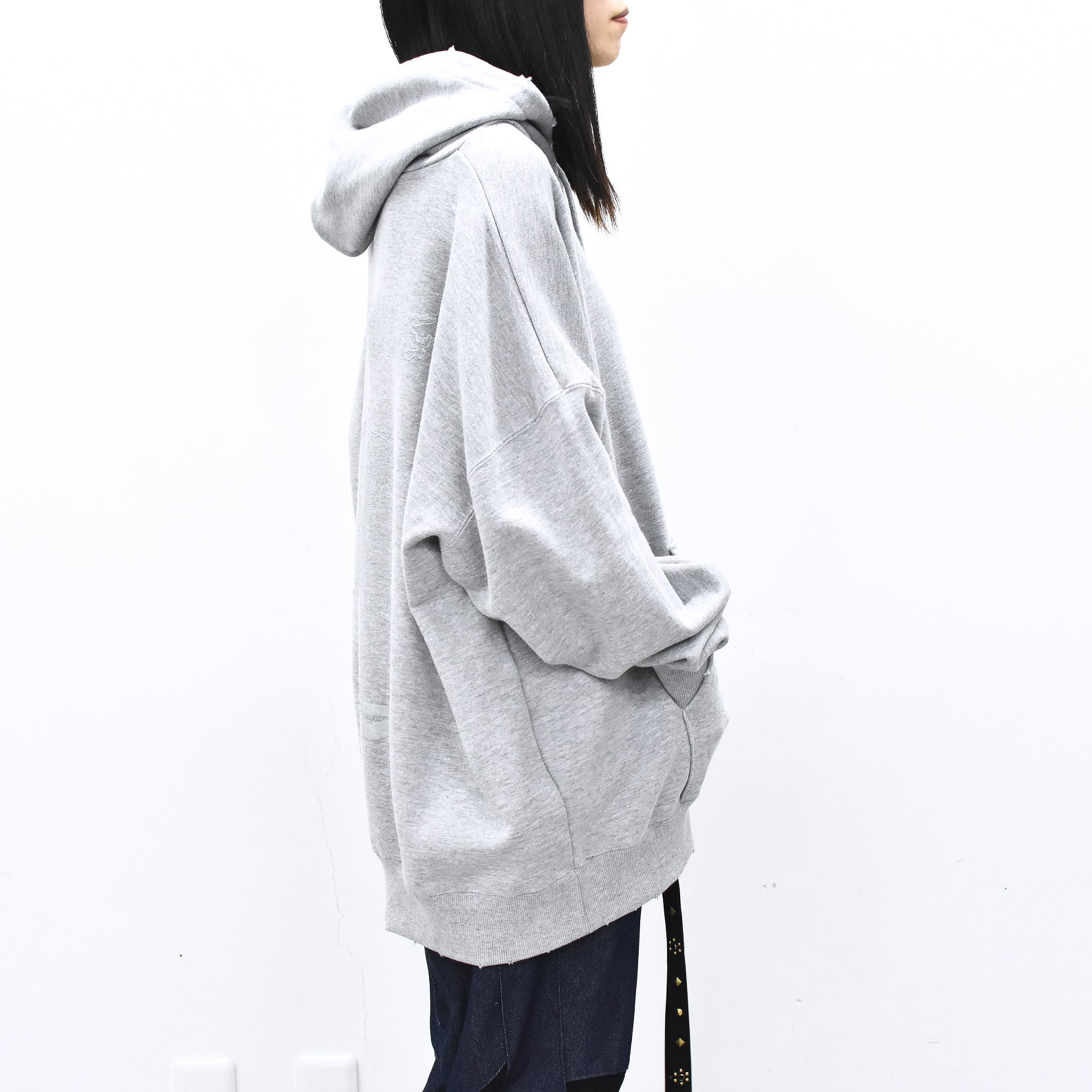BODYSONG. / HOODIE - PHOTOCHROMIC - OHIANA  - GREY