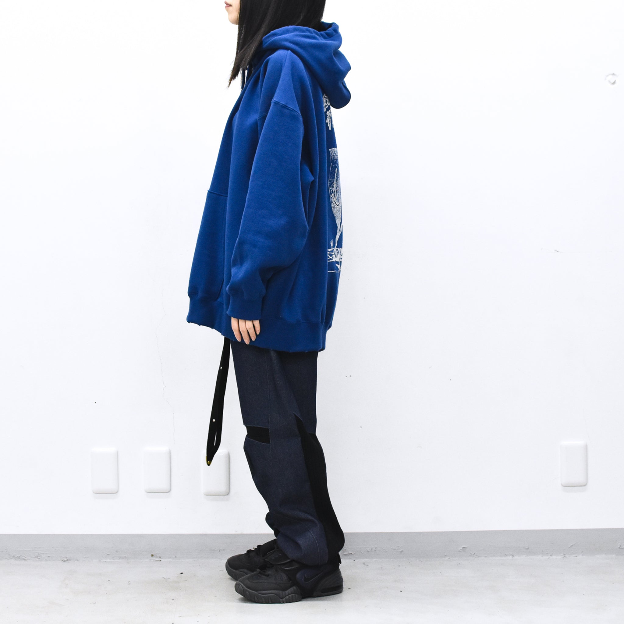 BODYSONG. / HOODIE - PHOTOCHROMIC - OHIANA  - BLUE