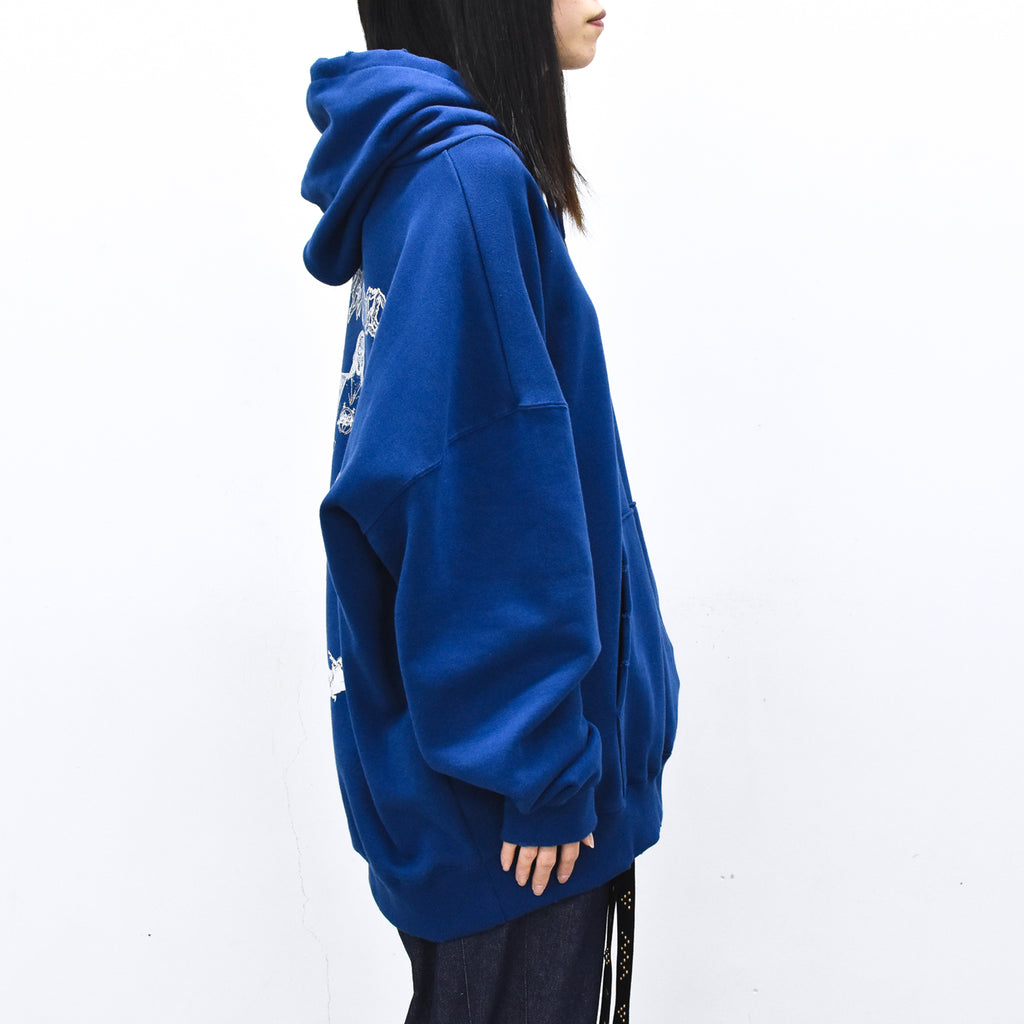 BODYSONG. / HOODIE - PHOTOCHROMIC - OHIANA  - BLUE