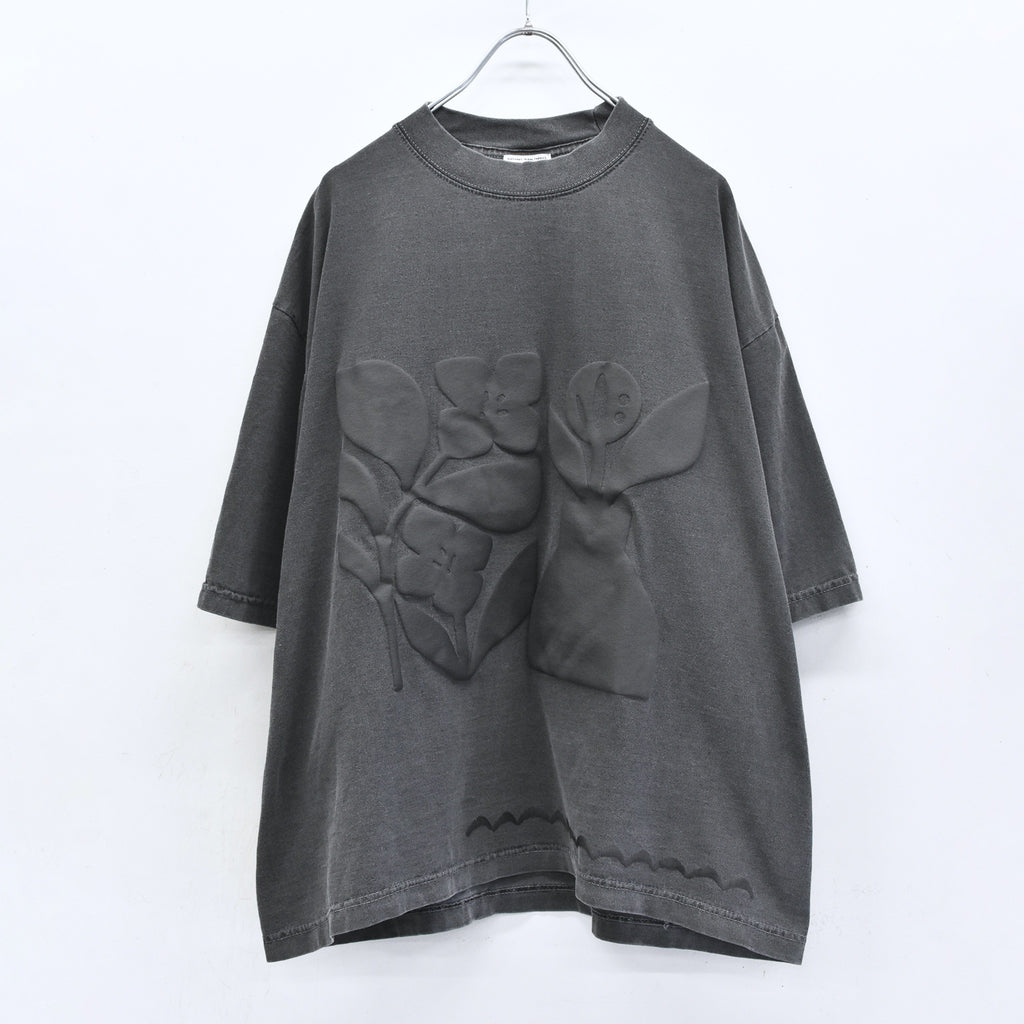 elephant TRIBAL fabrics / 凸凹Flower T - SUMI