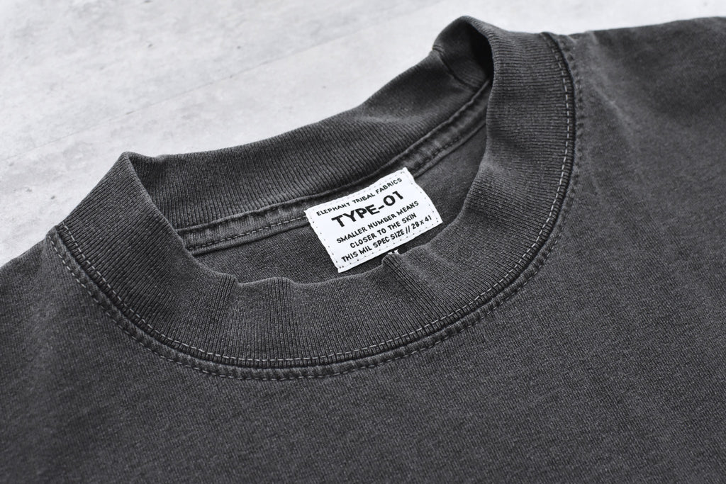 elephant TRIBAL fabrics / 凸凹Flower T - SUMI