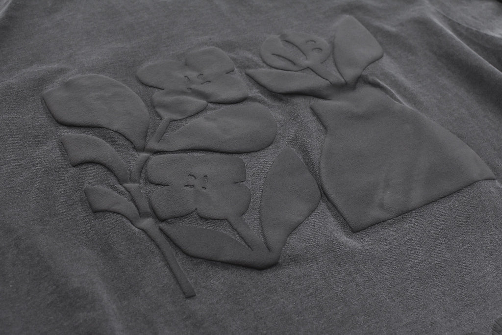 elephant TRIBAL fabrics / 凸凹Flower T - SUMI