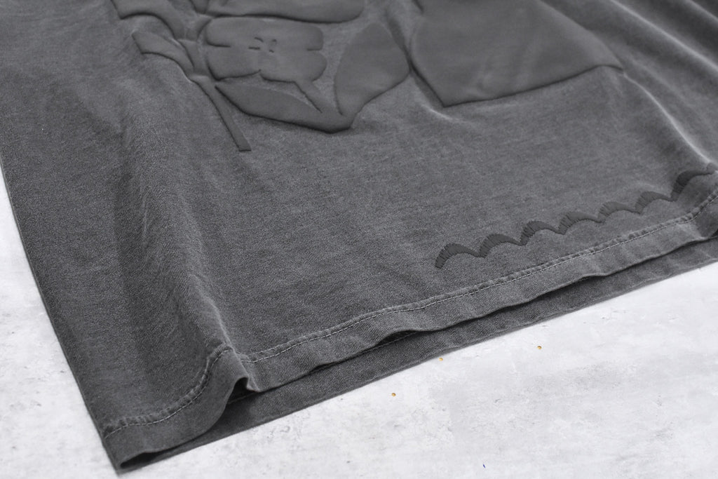 elephant TRIBAL fabrics / 凸凹Flower T - SUMI
