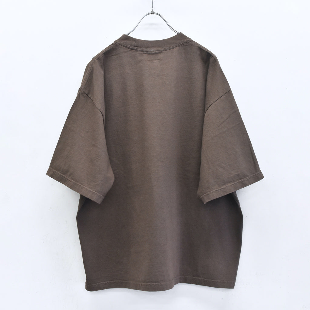 elephant TRIBAL fabrics / 凸凹Flower T - BROWN
