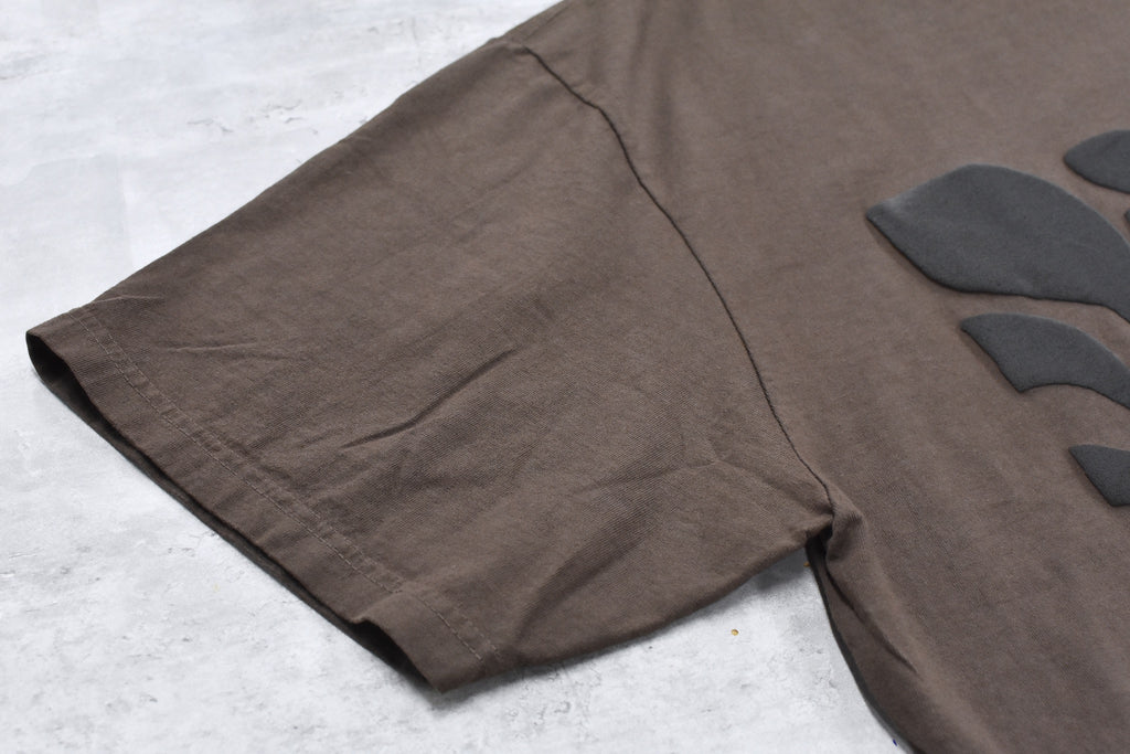 elephant TRIBAL fabrics / 凸凹Flower T - BROWN