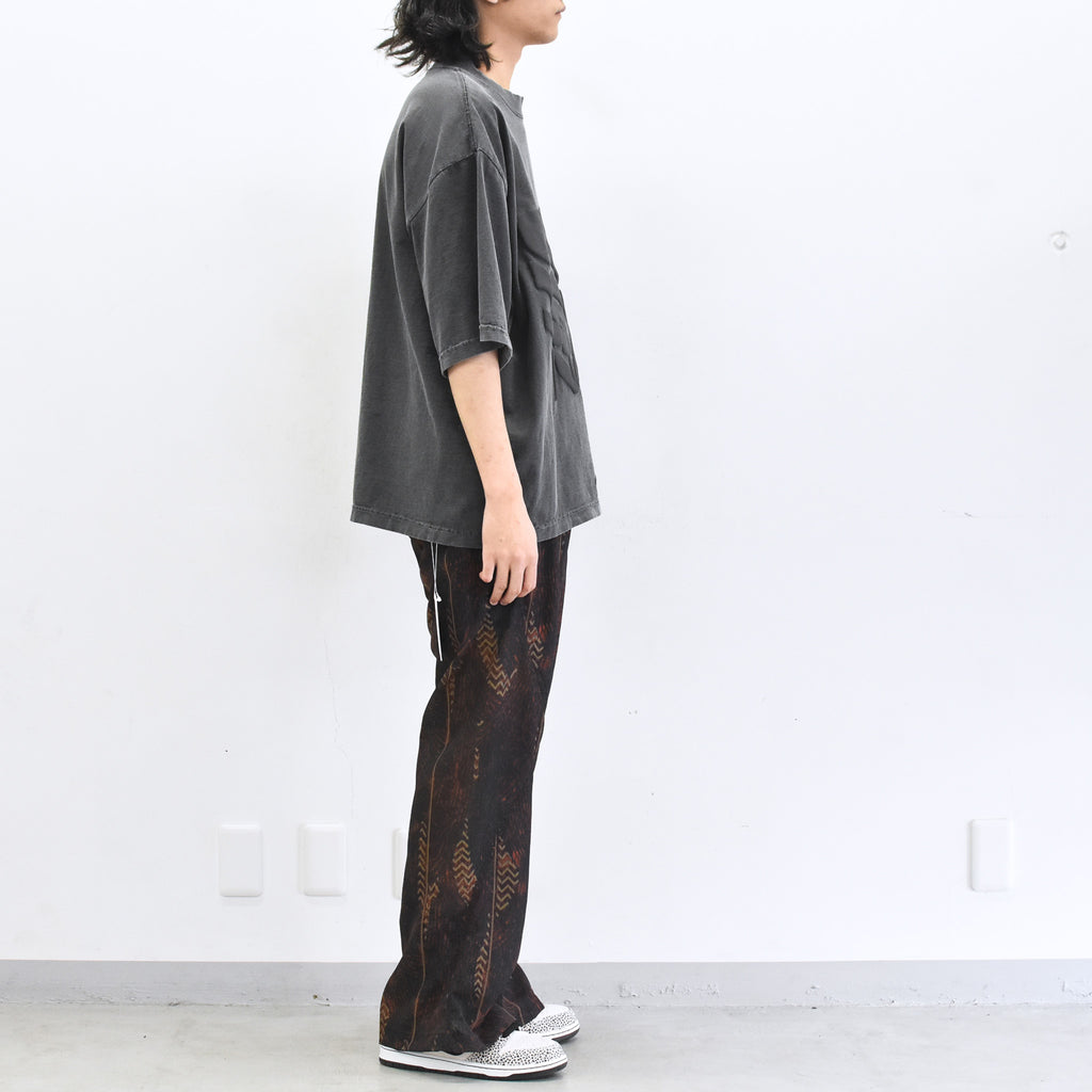 elephant TRIBAL fabrics / 凸凹Flower T - SUMI