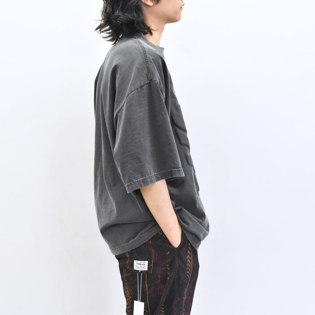 elephant TRIBAL fabrics / 凸凹Flower T - SUMI