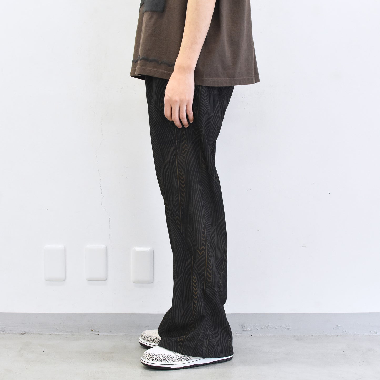 elephant TRIBAL fabrics / NO A/C PT - BLACK