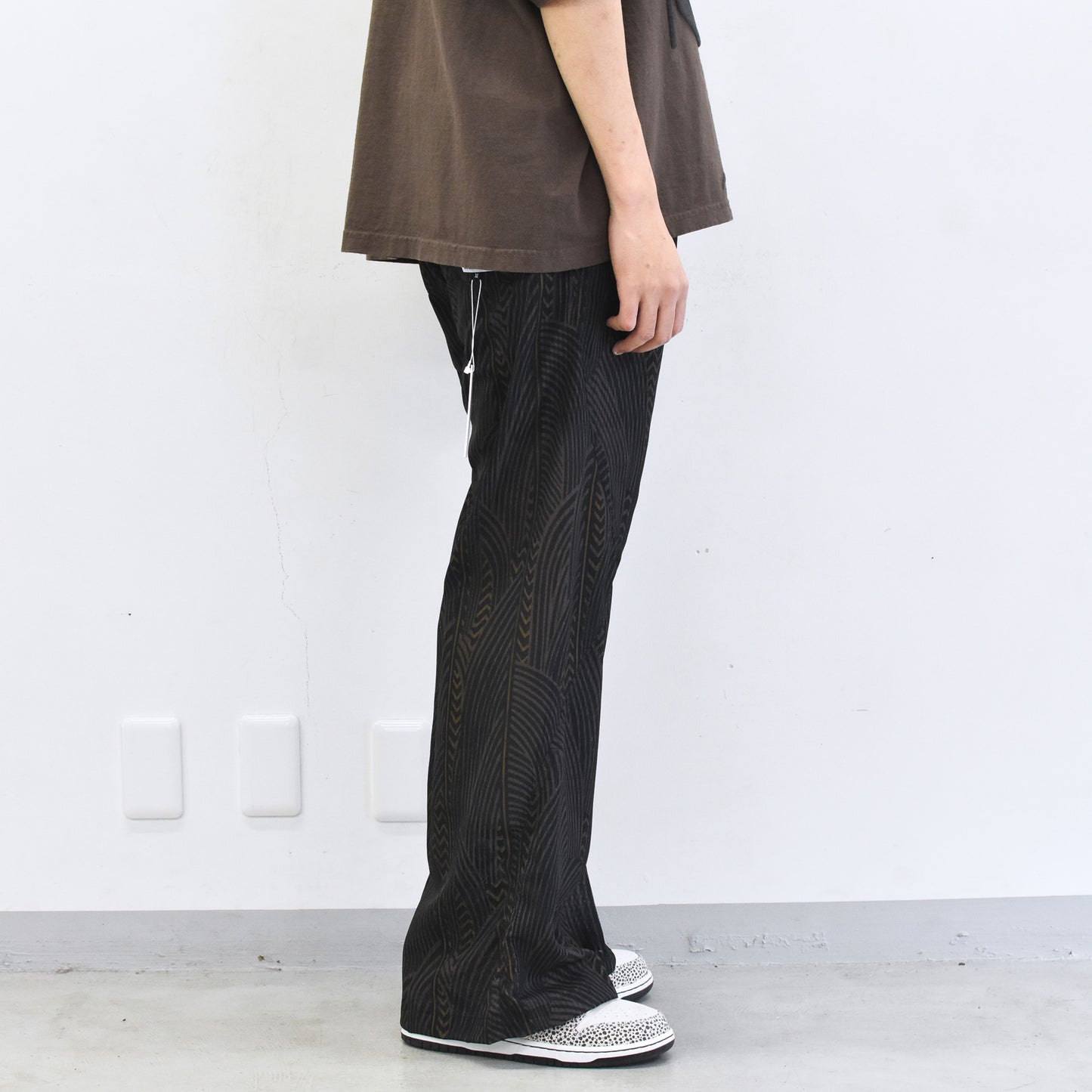 elephant TRIBAL fabrics / NO A/C PT - BLACK