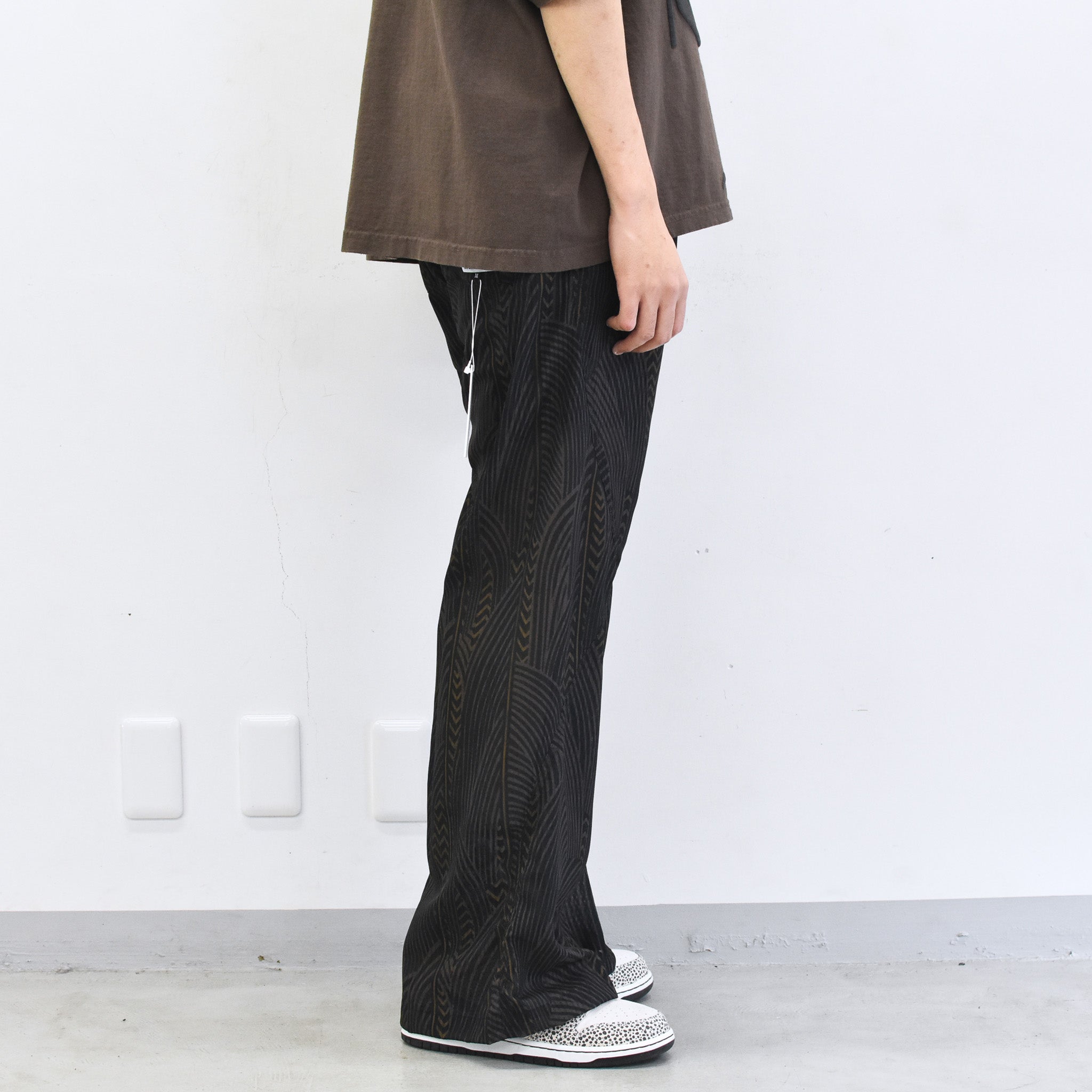 elephant TRIBAL fabrics / NO A/C PT - BLACK