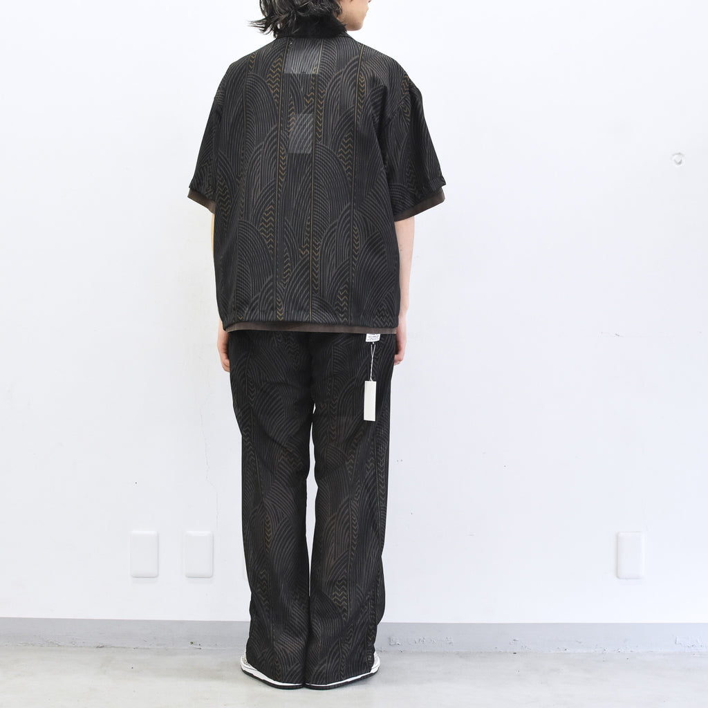 elephant TRIBAL fabrics / NO A/C PT - BLACK