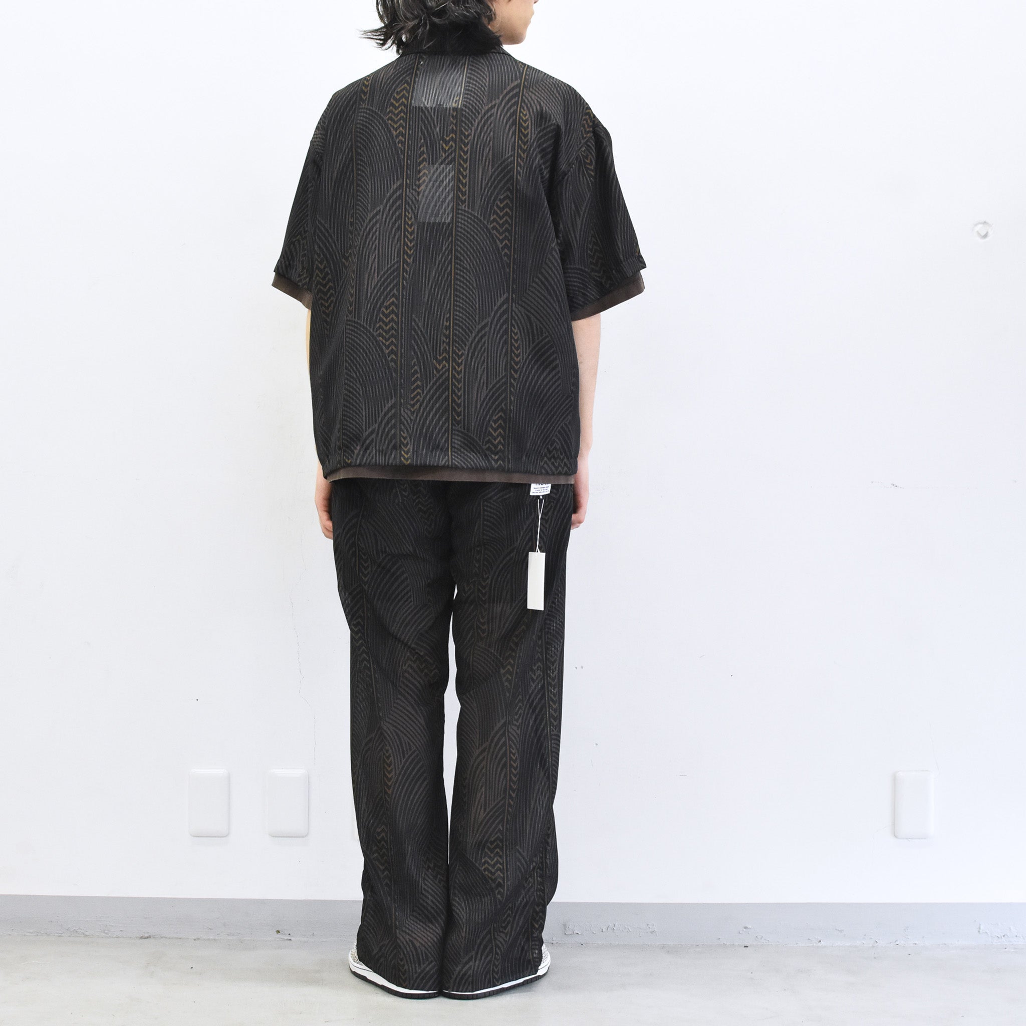 elephant TRIBAL fabrics / NO A/C PT - BLACK