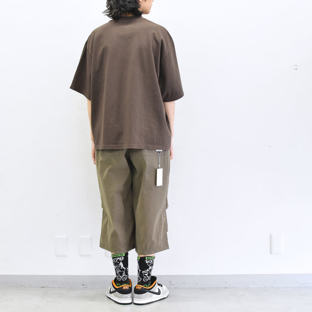 elephant TRIBAL fabrics / High Power Stretch Warming-up Halfway PT - GREIGE
