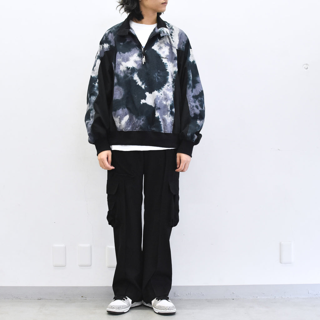 elephant TRIBAL fabrics / Tie-Dye Warming-up Blouson - PURPLE
