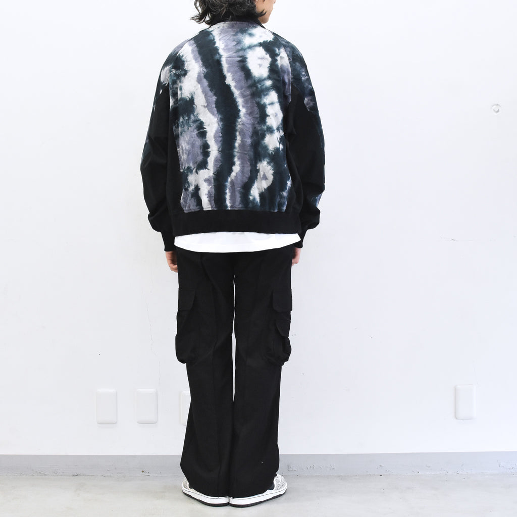elephant TRIBAL fabrics / Tie-Dye Warming-up Blouson - PURPLE