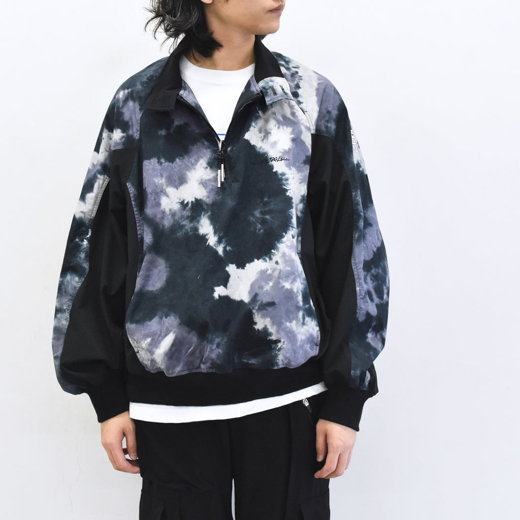 elephant TRIBAL fabrics / Tie-Dye Warming-up Blouson - PURPLE