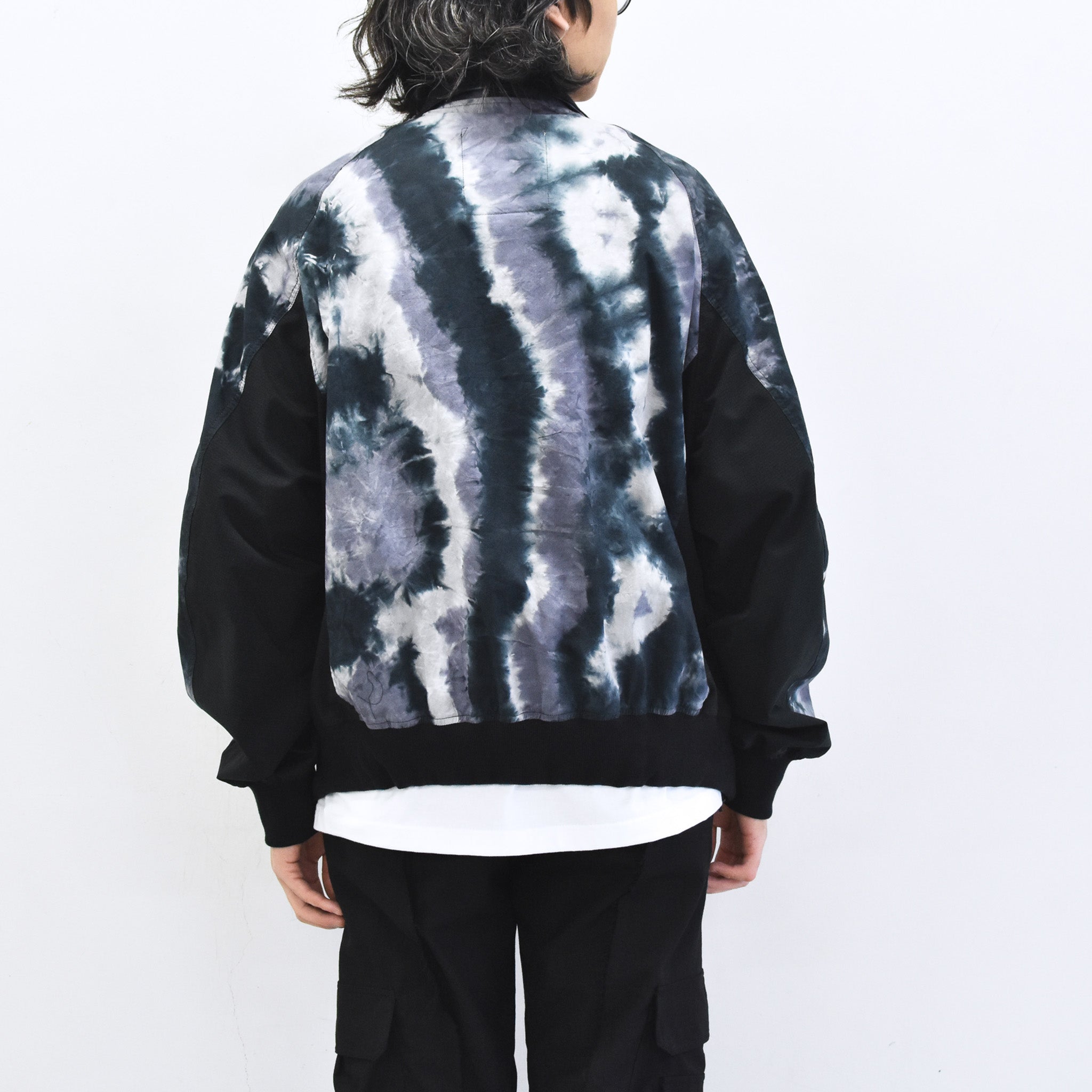 elephant TRIBAL fabrics / Tie-Dye Warming-up Blouson - PURPLE