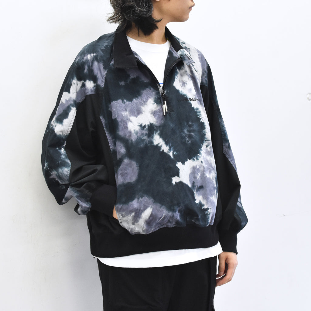 elephant TRIBAL fabrics / Tie-Dye Warming-up Blouson - PURPLE