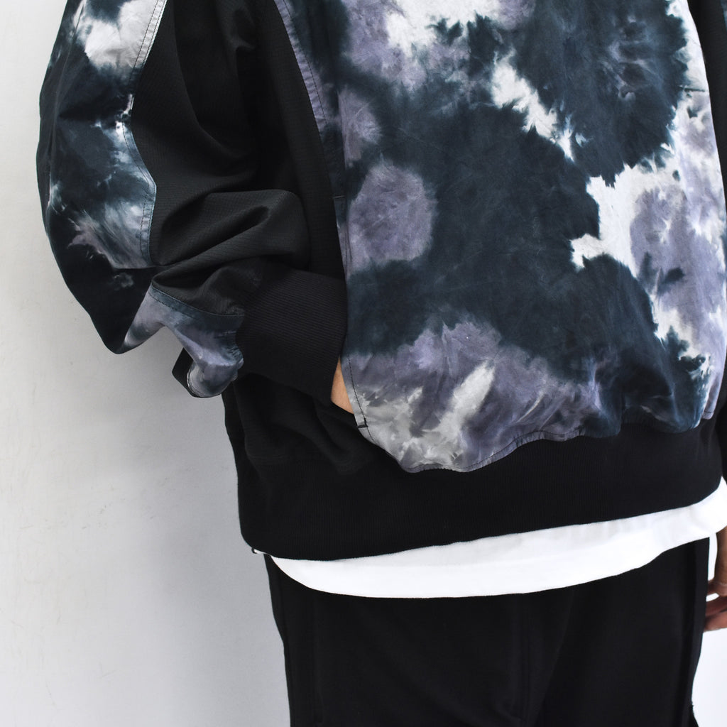 elephant TRIBAL fabrics / Tie-Dye Warming-up Blouson - PURPLE