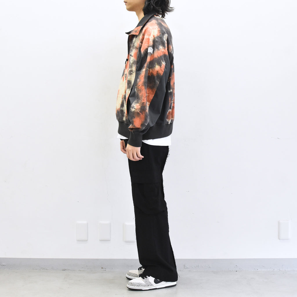 elephant TRIBAL fabrics / Tie-Dye Warming-up Blouson - ORANGE