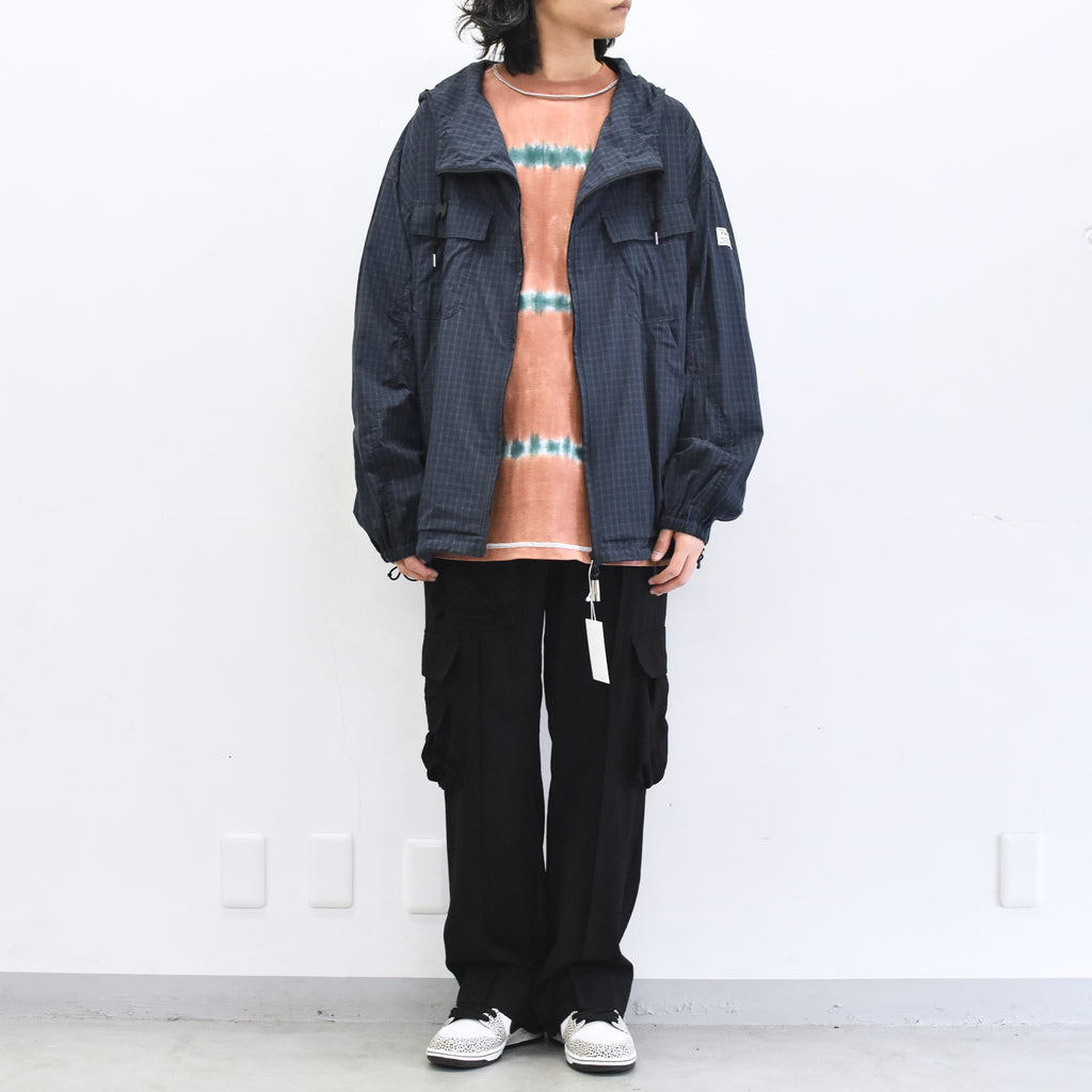 elephant TRIBAL fabrics /  Everyday Life Mountain Parka - NAVY