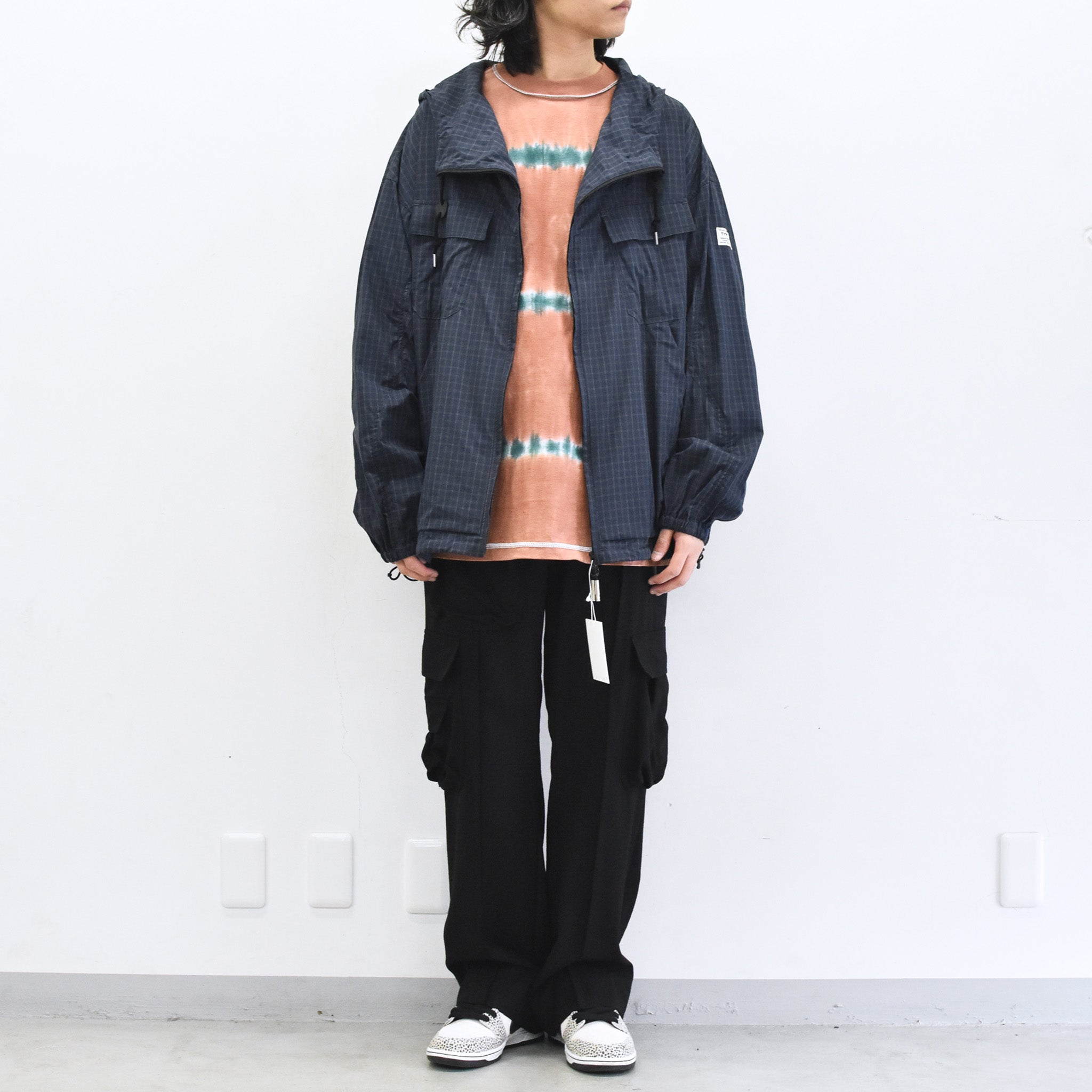 elephant TRIBAL fabrics /  Everyday Life Mountain Parka - NAVY