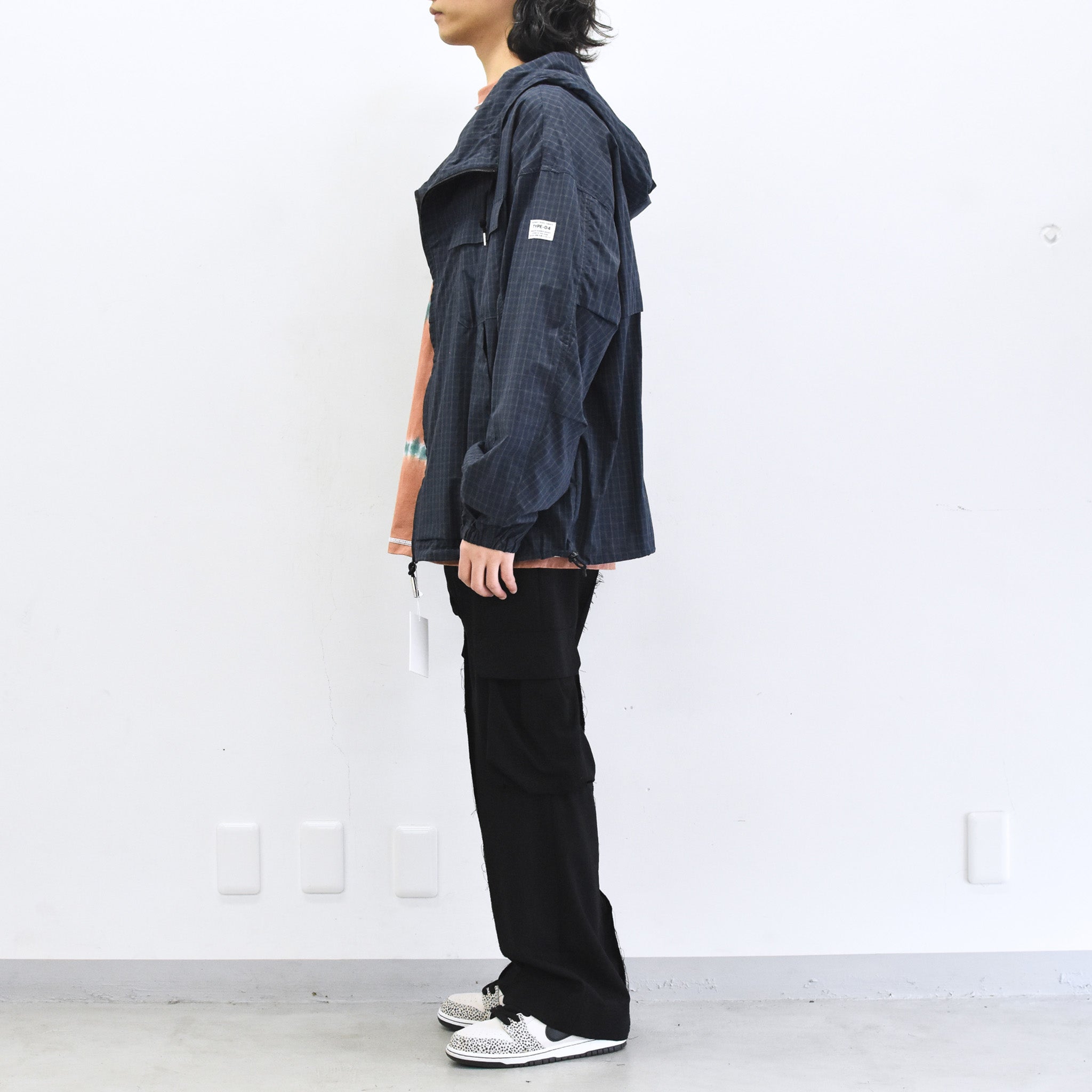 elephant TRIBAL fabrics /  Everyday Life Mountain Parka - NAVY