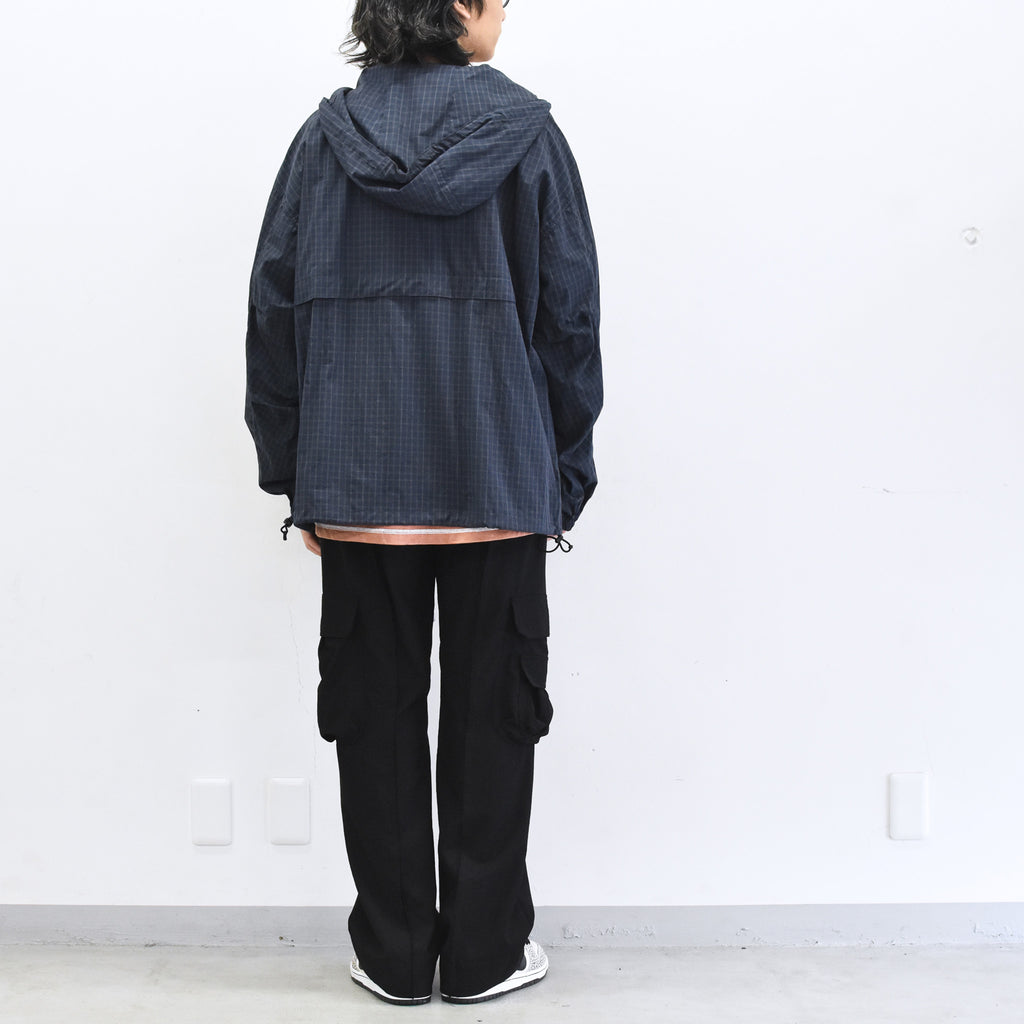 elephant TRIBAL fabrics /  Everyday Life Mountain Parka - NAVY