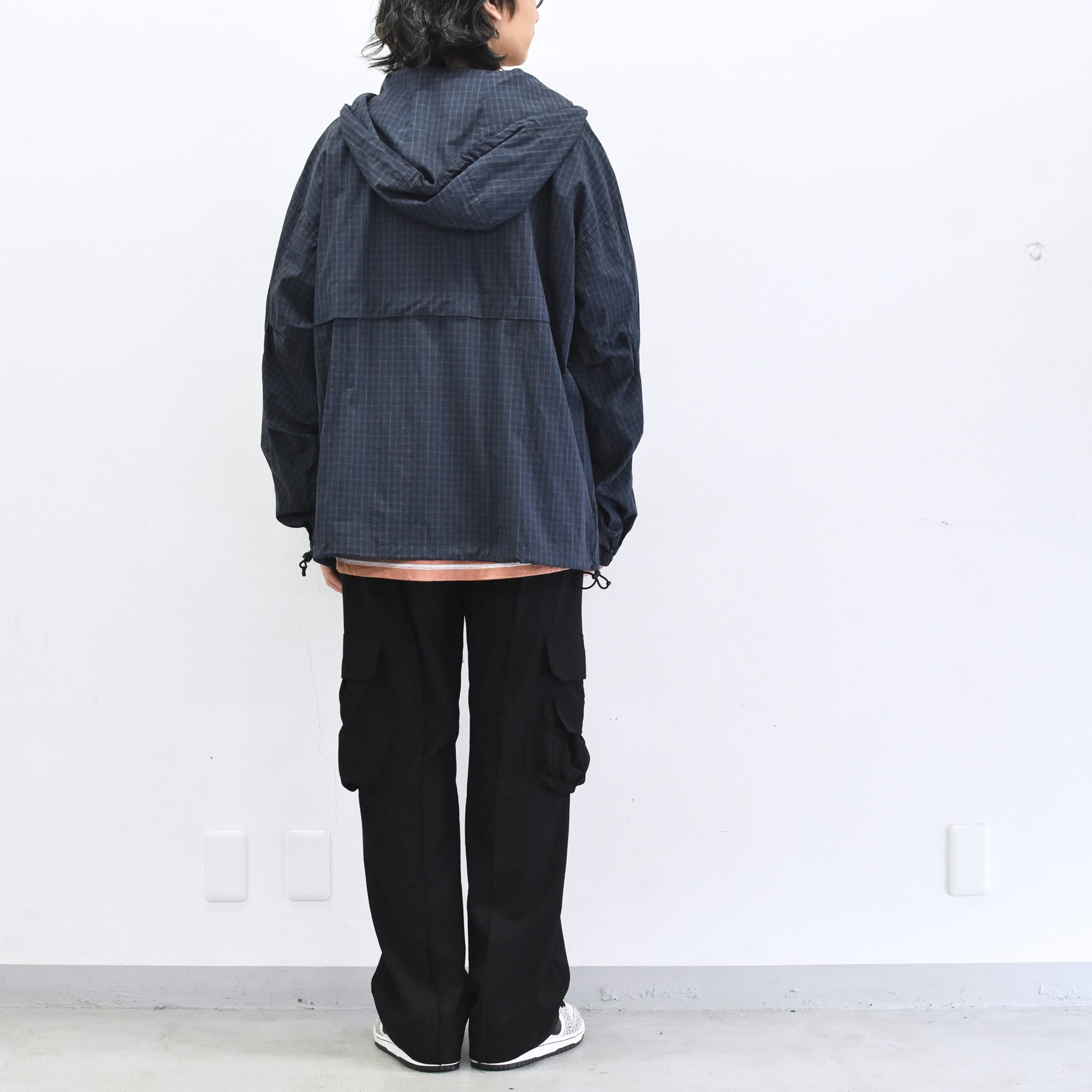 elephant TRIBAL fabrics /  Everyday Life Mountain Parka - NAVY