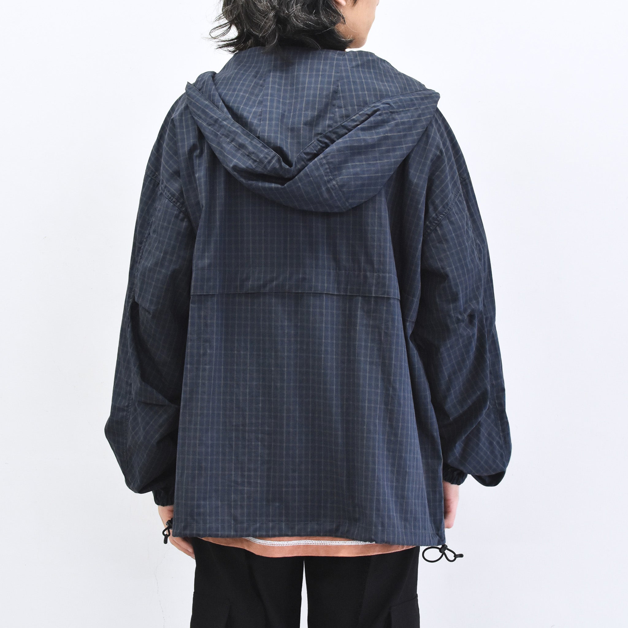 elephant TRIBAL fabrics /  Everyday Life Mountain Parka - NAVY