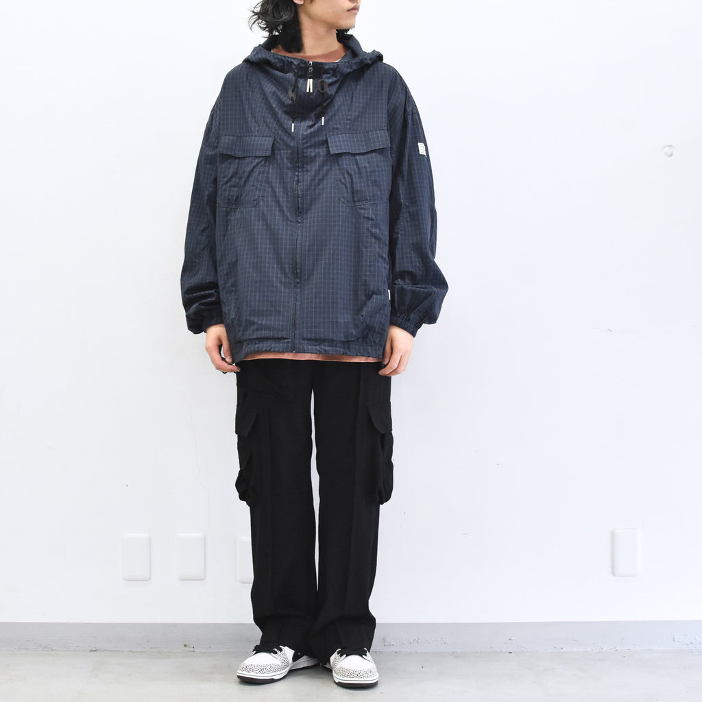 elephant TRIBAL fabrics /  Everyday Life Mountain Parka - NAVY