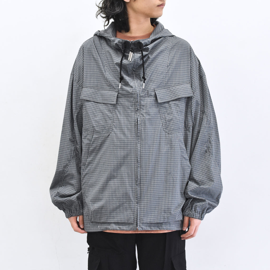 elephant TRIBAL fabrics /  Everyday Life Mountain Parka - CEMENT GRAY