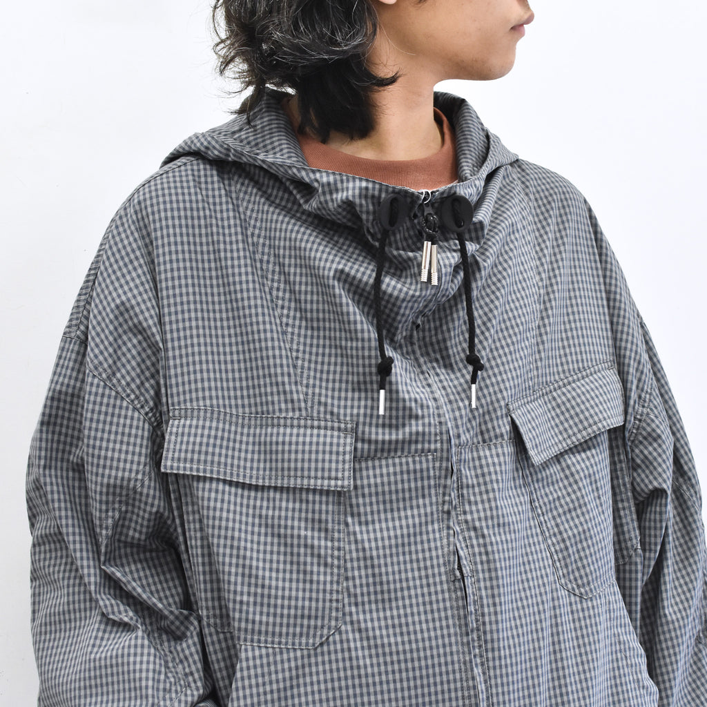 elephant TRIBAL fabrics /  Everyday Life Mountain Parka - CEMENT GRAY