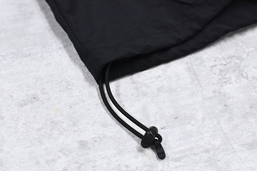 elephant TRIBAL fabrics /  Flower Jacquard Mountain Parka - BLACK