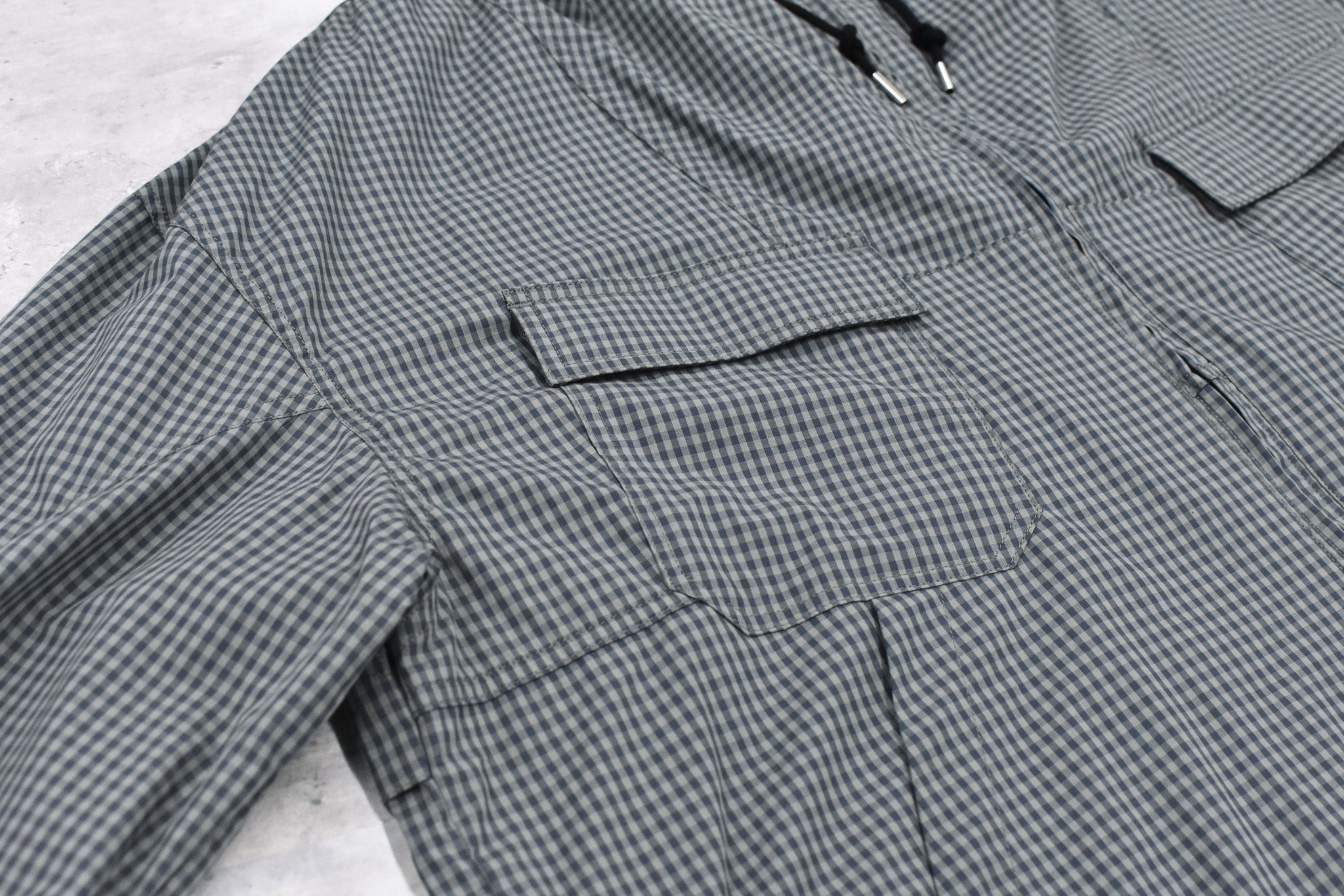 elephant TRIBAL fabrics /  Everyday Life Mountain Parka - CEMENT GRAY
