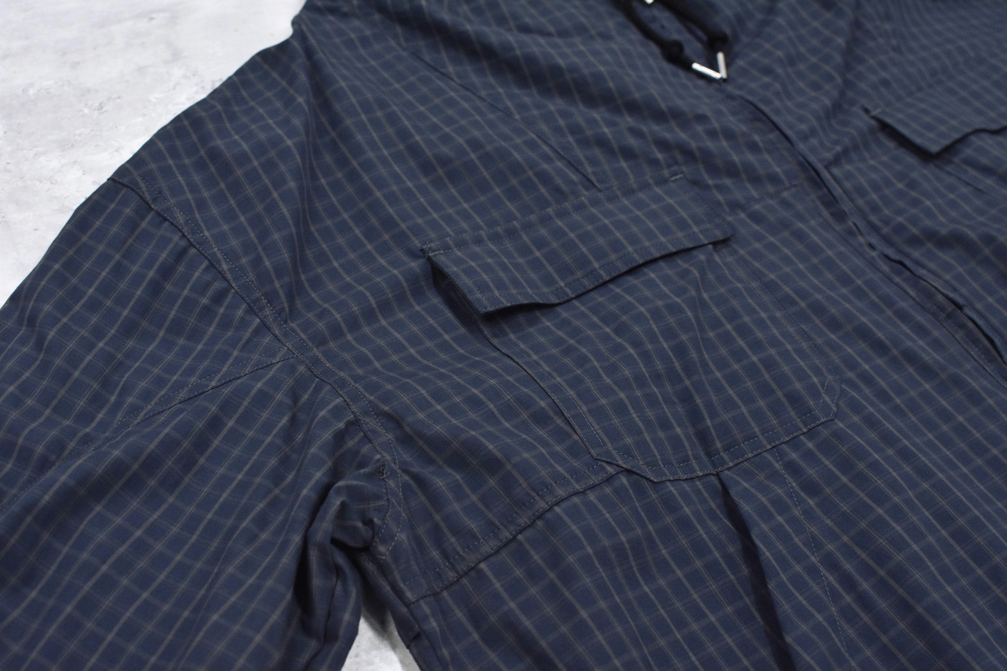 elephant TRIBAL fabrics /  Everyday Life Mountain Parka - NAVY